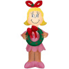 Cindy Lou with Wreath Christmas inflatable